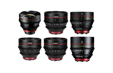 Canon CN-E Prime Lens Set
